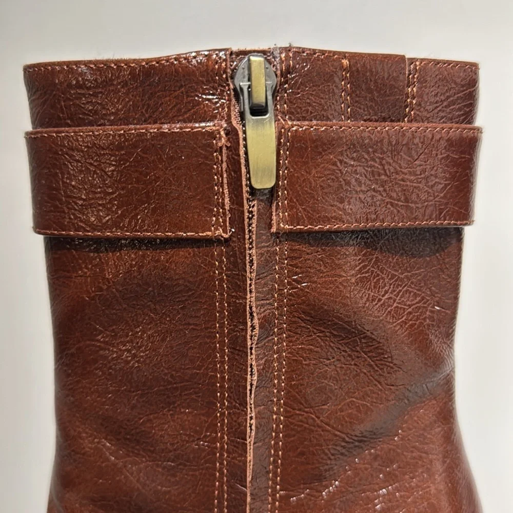 Nine West Brown Heeled Boots for Stylish Comfort - Picture 5 of 12